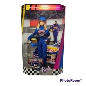 Collector Edition 50th Anniversary NASCAR Barbie-1998 Vintage Collector #20442